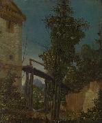 Albrecht Altdorfer, Landscape with a Footbridge